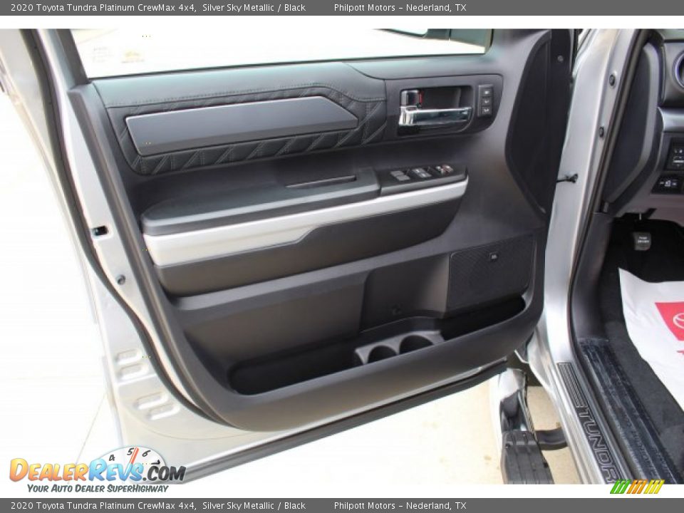 Door Panel of 2020 Toyota Tundra Platinum CrewMax 4x4 Photo #9