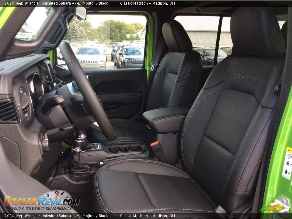 Front Seat of 2020 Jeep Wrangler Unlimited Sahara 4x4 Photo #2