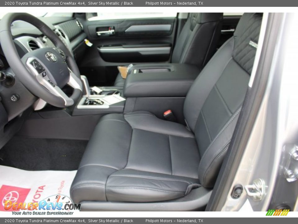2020 Toyota Tundra Platinum CrewMax 4x4 Silver Sky Metallic / Black Photo #10