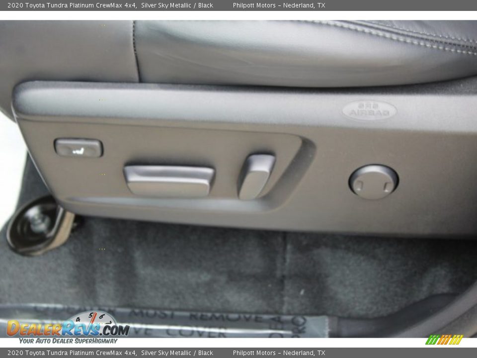 2020 Toyota Tundra Platinum CrewMax 4x4 Silver Sky Metallic / Black Photo #11