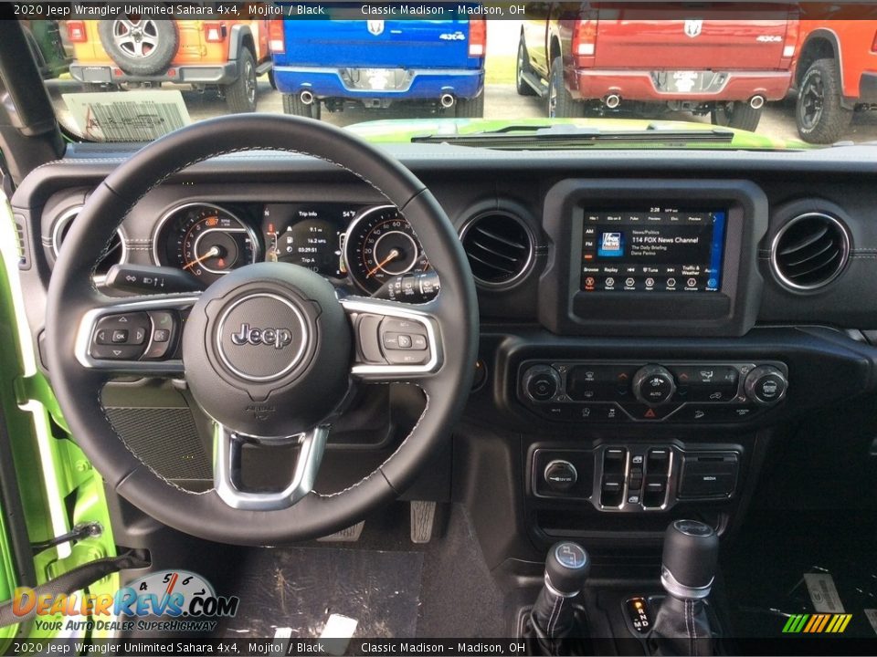 Dashboard of 2020 Jeep Wrangler Unlimited Sahara 4x4 Photo #3