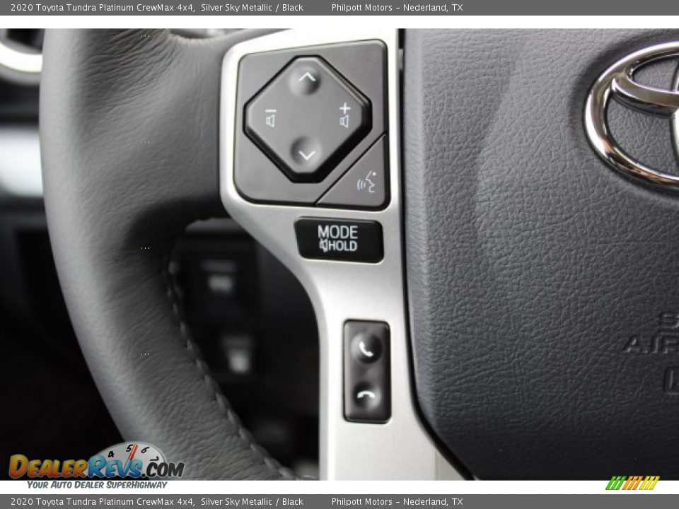 2020 Toyota Tundra Platinum CrewMax 4x4 Steering Wheel Photo #12