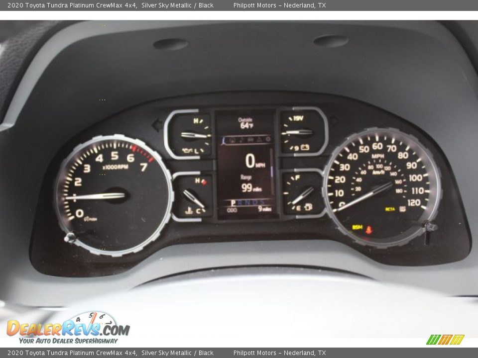 2020 Toyota Tundra Platinum CrewMax 4x4 Gauges Photo #14