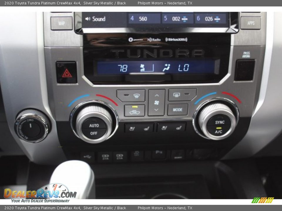 2020 Toyota Tundra Platinum CrewMax 4x4 Silver Sky Metallic / Black Photo #17