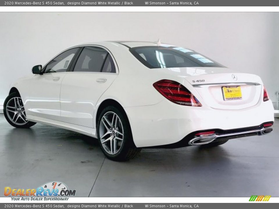 2020 Mercedes-Benz S 450 Sedan designo Diamond White Metallic / Black Photo #2