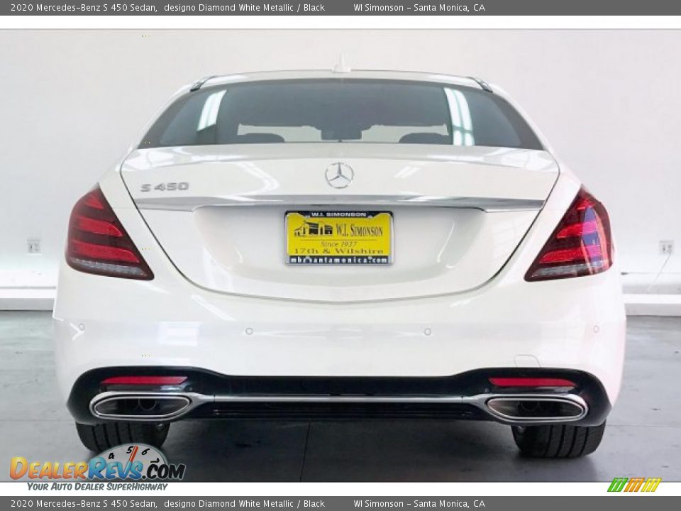 2020 Mercedes-Benz S 450 Sedan designo Diamond White Metallic / Black Photo #3