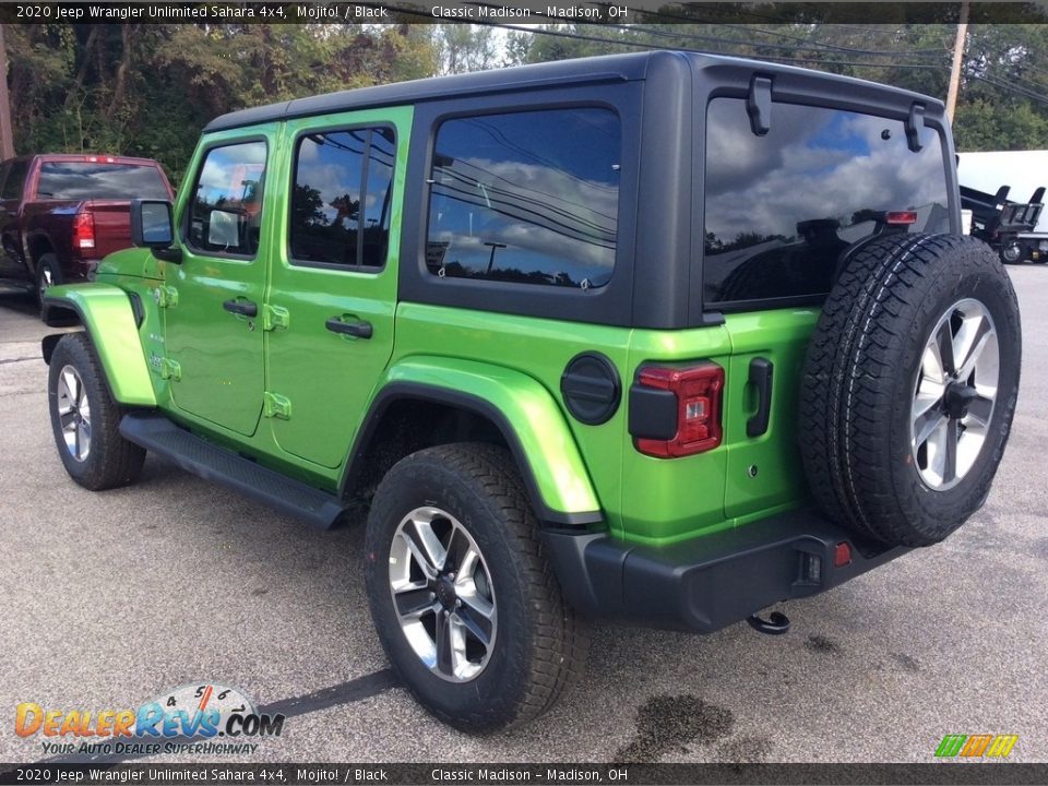 2020 Jeep Wrangler Unlimited Sahara 4x4 Mojito! / Black Photo #7