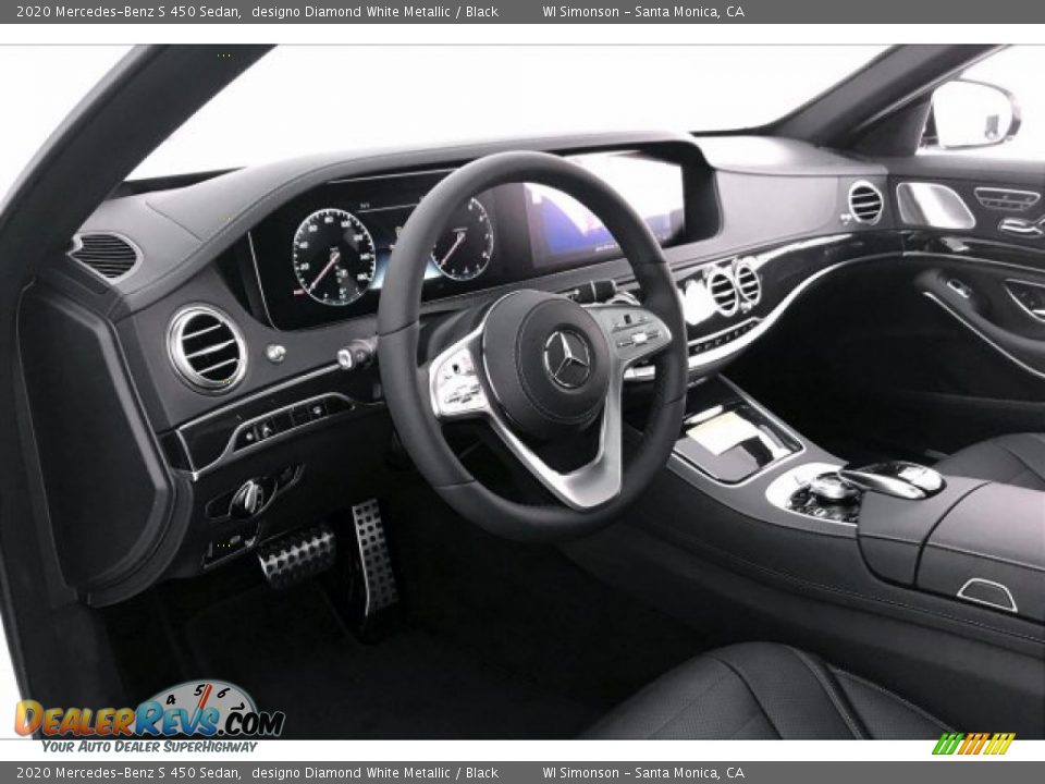 2020 Mercedes-Benz S 450 Sedan designo Diamond White Metallic / Black Photo #4