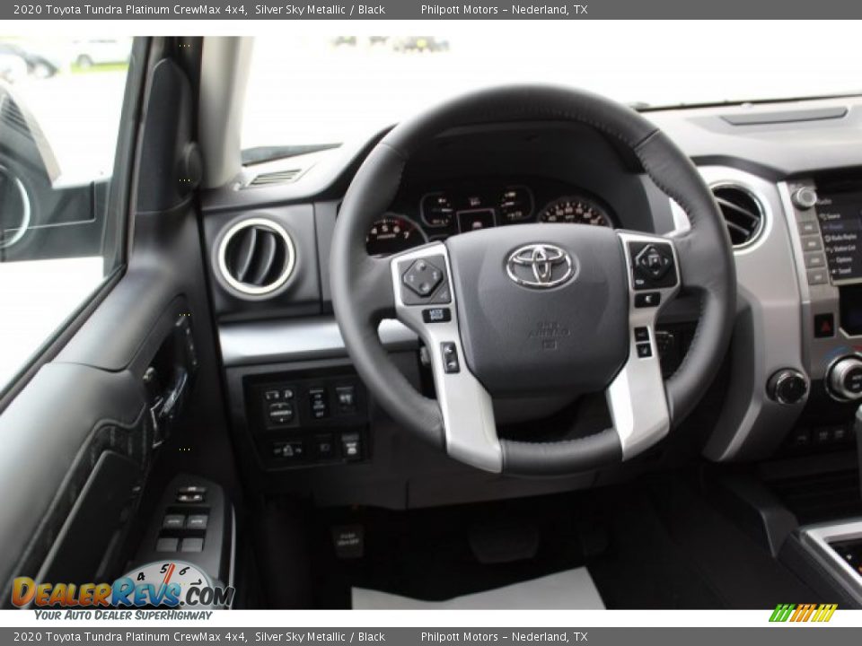 2020 Toyota Tundra Platinum CrewMax 4x4 Silver Sky Metallic / Black Photo #23