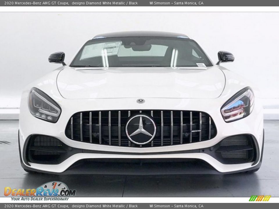 2020 Mercedes-Benz AMG GT Coupe designo Diamond White Metallic / Black Photo #2