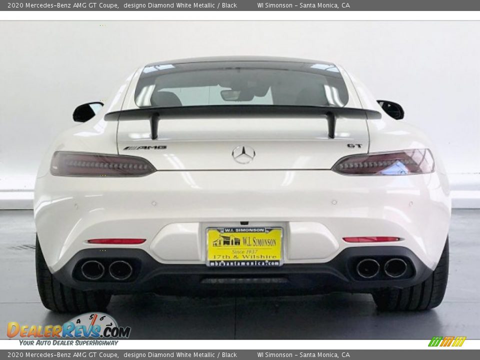 2020 Mercedes-Benz AMG GT Coupe designo Diamond White Metallic / Black Photo #3