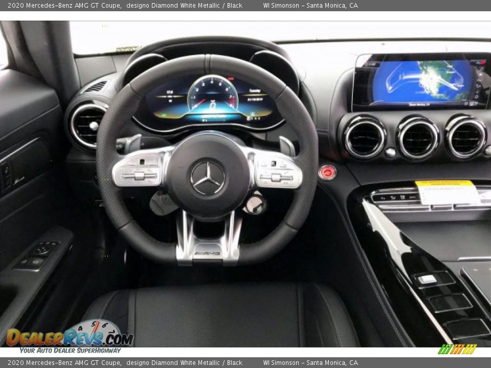 2020 Mercedes-Benz AMG GT Coupe designo Diamond White Metallic / Black Photo #4