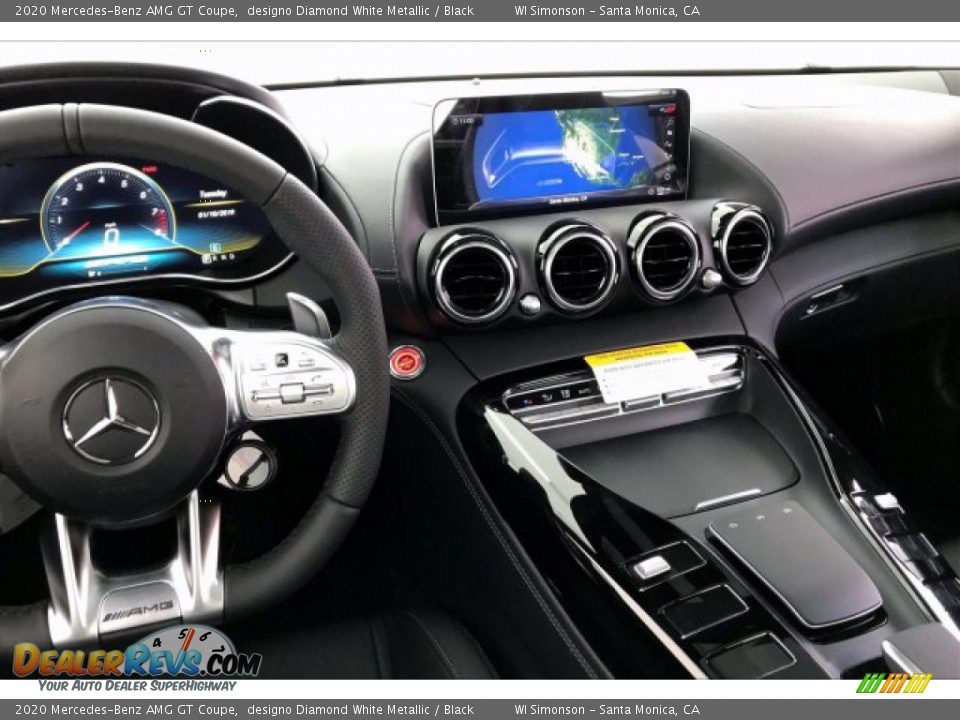 2020 Mercedes-Benz AMG GT Coupe designo Diamond White Metallic / Black Photo #5