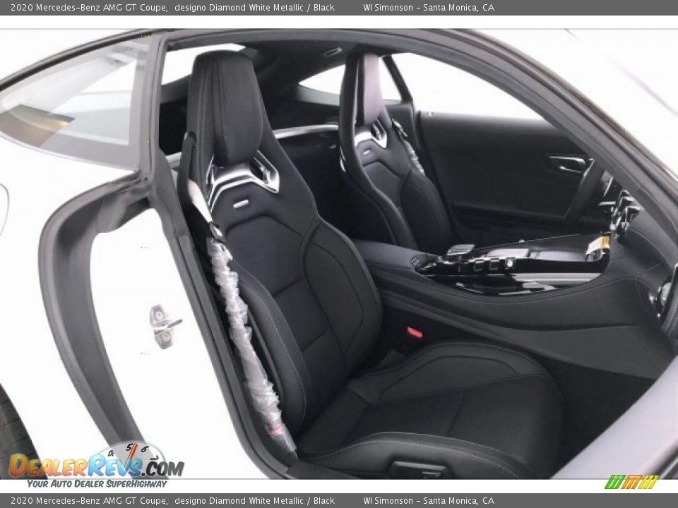 2020 Mercedes-Benz AMG GT Coupe designo Diamond White Metallic / Black Photo #6