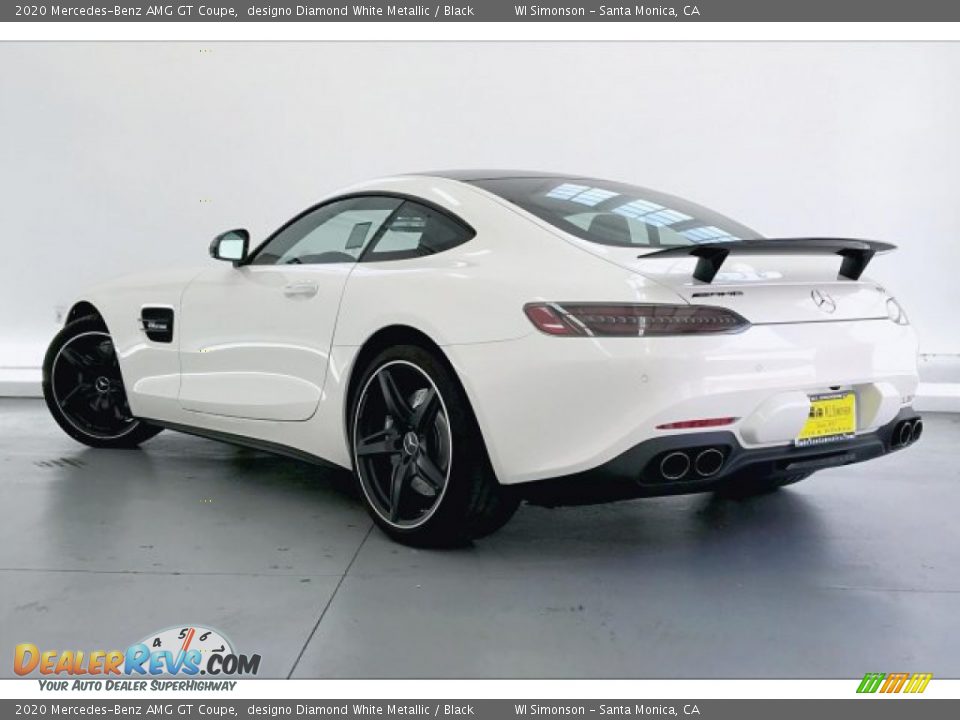 2020 Mercedes-Benz AMG GT Coupe designo Diamond White Metallic / Black Photo #10