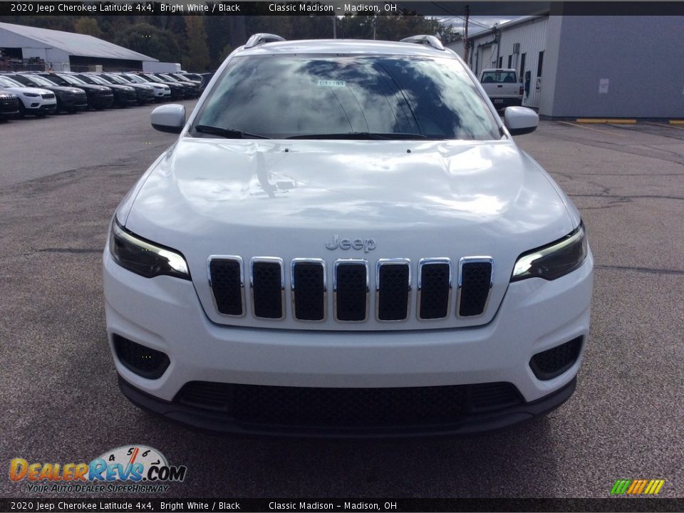 2020 Jeep Cherokee Latitude 4x4 Bright White / Black Photo #4