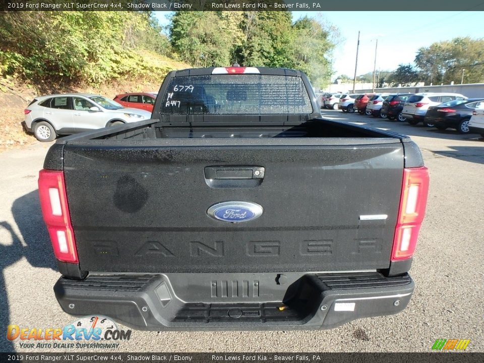 2019 Ford Ranger XLT SuperCrew 4x4 Shadow Black / Ebony Photo #3