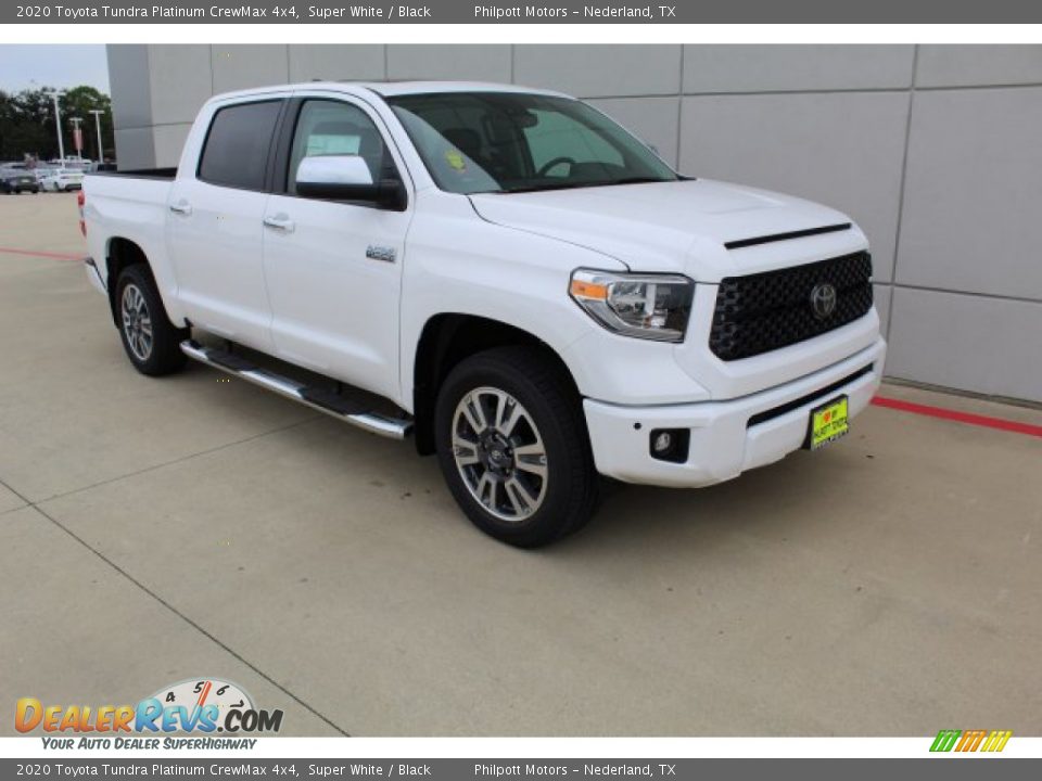 2020 Toyota Tundra Platinum CrewMax 4x4 Super White / Black Photo #2
