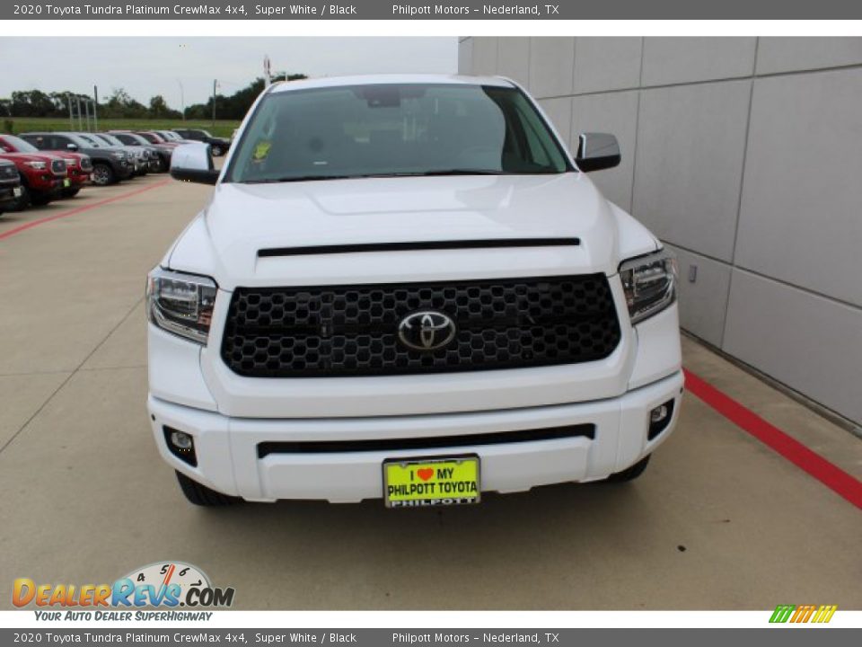 2020 Toyota Tundra Platinum CrewMax 4x4 Super White / Black Photo #3