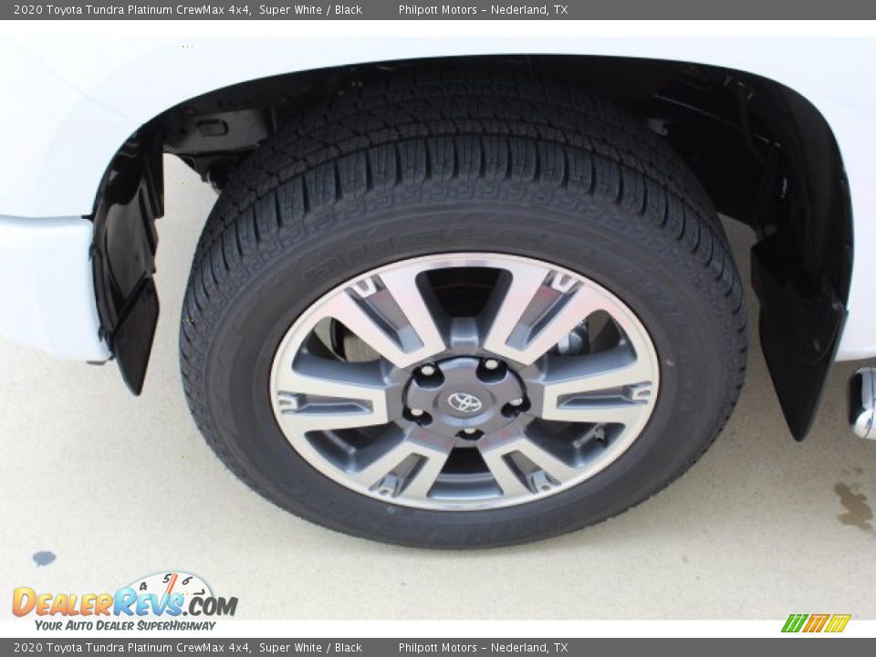 2020 Toyota Tundra Platinum CrewMax 4x4 Super White / Black Photo #5