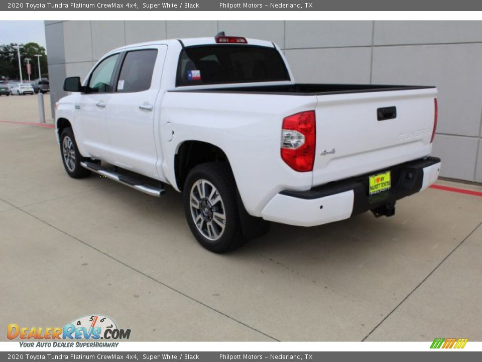 2020 Toyota Tundra Platinum CrewMax 4x4 Super White / Black Photo #6