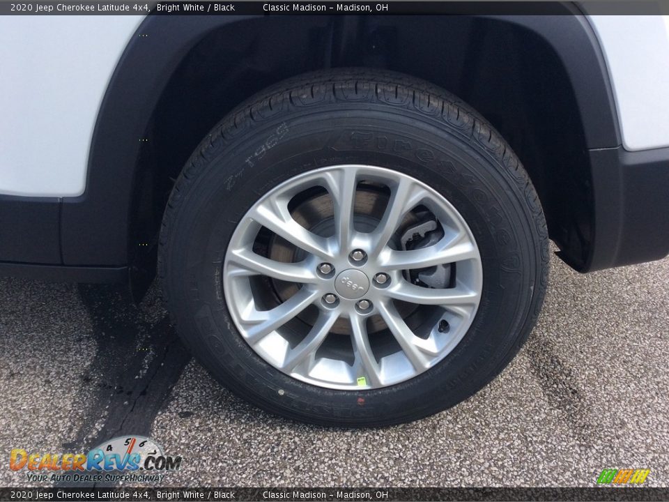 2020 Jeep Cherokee Latitude 4x4 Bright White / Black Photo #9