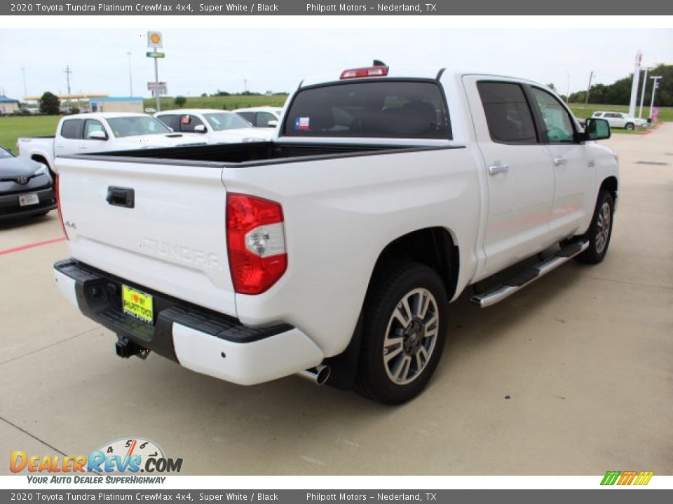 2020 Toyota Tundra Platinum CrewMax 4x4 Super White / Black Photo #8