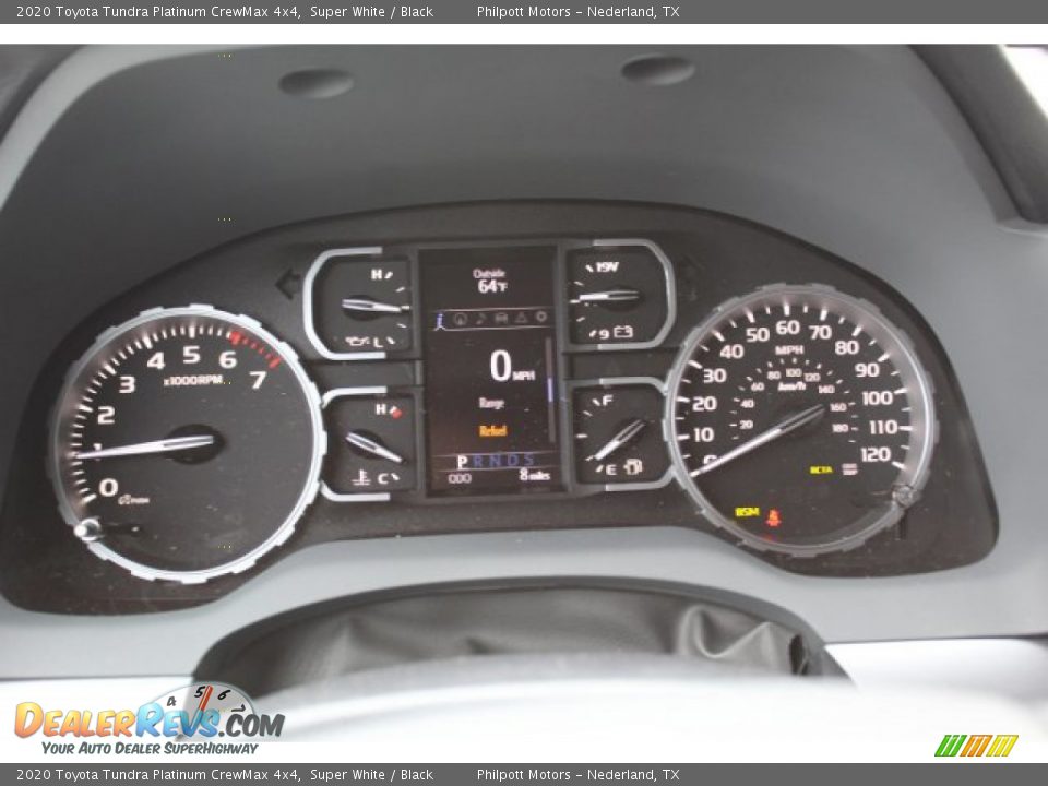 2020 Toyota Tundra Platinum CrewMax 4x4 Super White / Black Photo #14