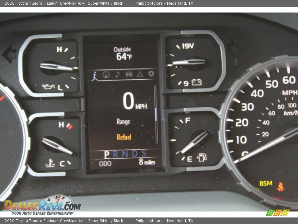 2020 Toyota Tundra Platinum CrewMax 4x4 Super White / Black Photo #15