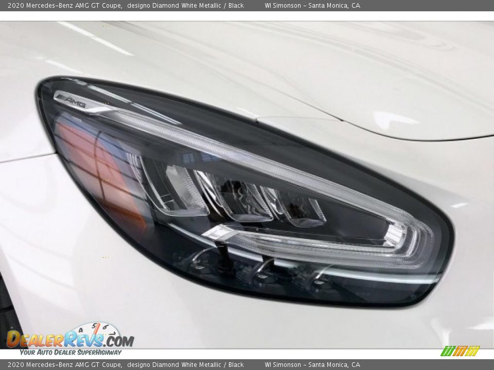 2020 Mercedes-Benz AMG GT Coupe designo Diamond White Metallic / Black Photo #30