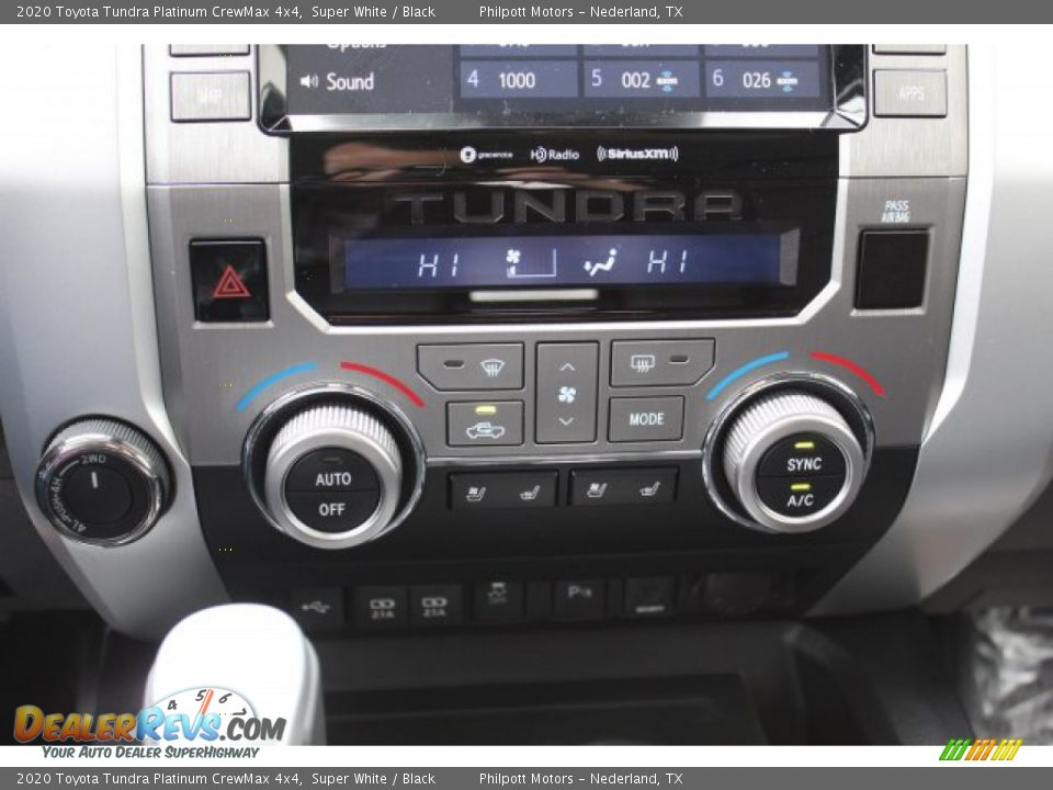 2020 Toyota Tundra Platinum CrewMax 4x4 Super White / Black Photo #17