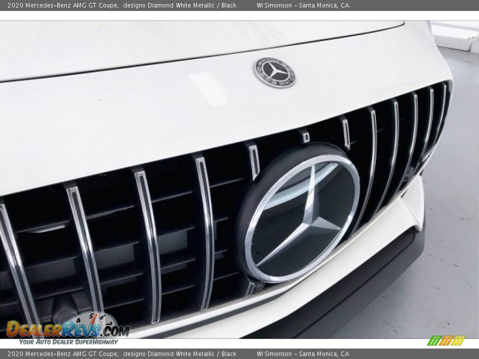 2020 Mercedes-Benz AMG GT Coupe designo Diamond White Metallic / Black Photo #31