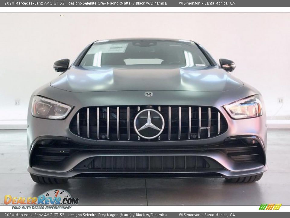 2020 Mercedes-Benz AMG GT 53 designo Selenite Grey Magno (Matte) / Black w/Dinamica Photo #2