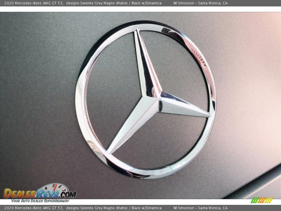 2020 Mercedes-Benz AMG GT 53 designo Selenite Grey Magno (Matte) / Black w/Dinamica Photo #7