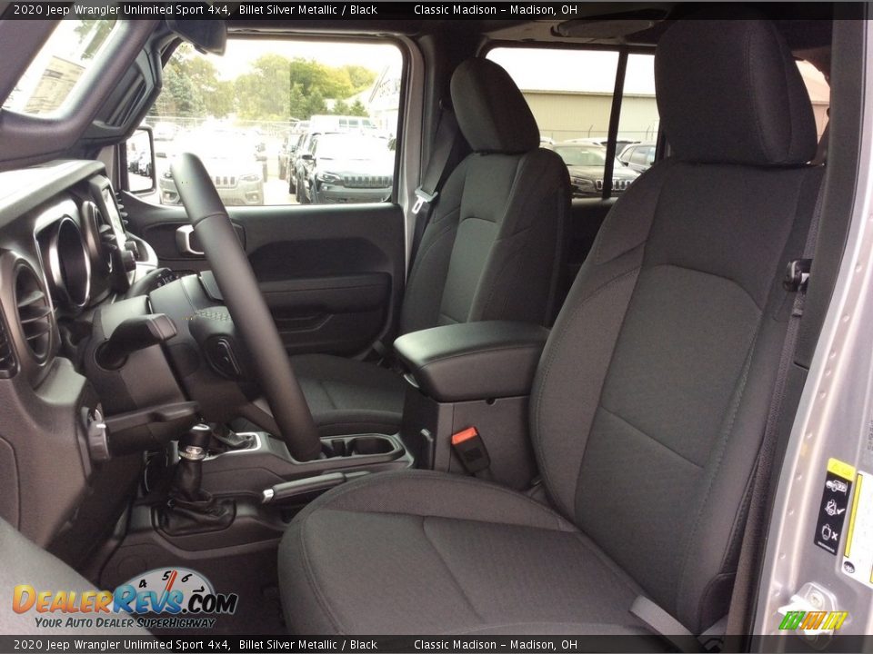 2020 Jeep Wrangler Unlimited Sport 4x4 Billet Silver Metallic / Black Photo #2