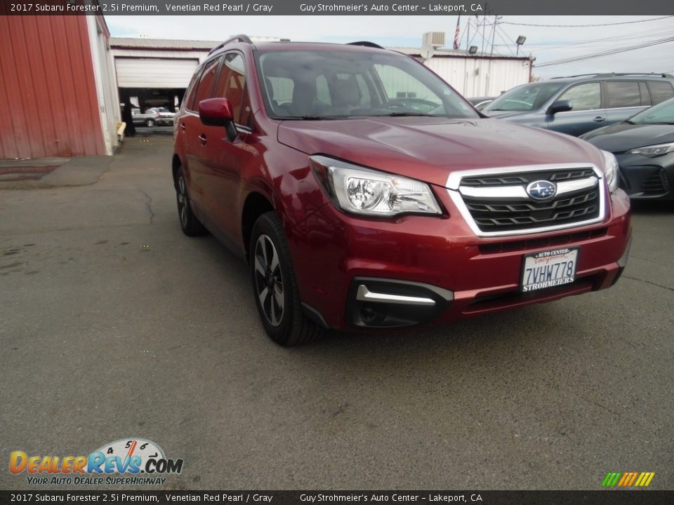 2017 Subaru Forester 2.5i Premium Venetian Red Pearl / Gray Photo #1
