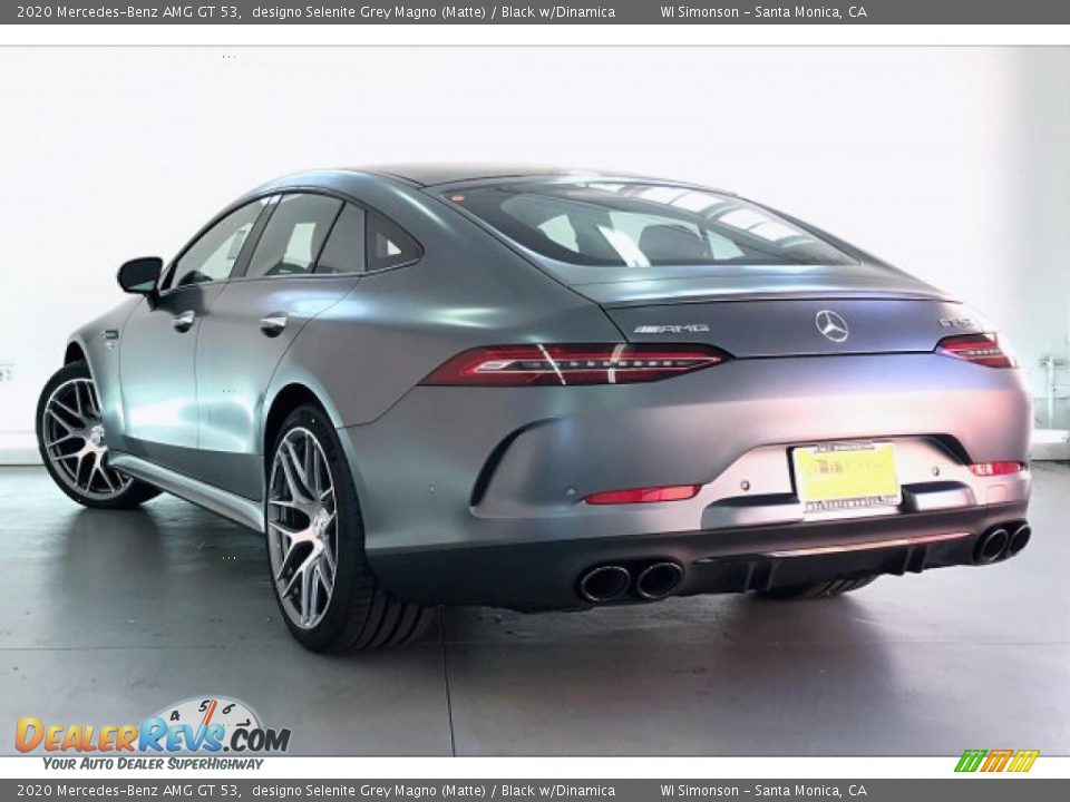 2020 Mercedes-Benz AMG GT 53 designo Selenite Grey Magno (Matte) / Black w/Dinamica Photo #10