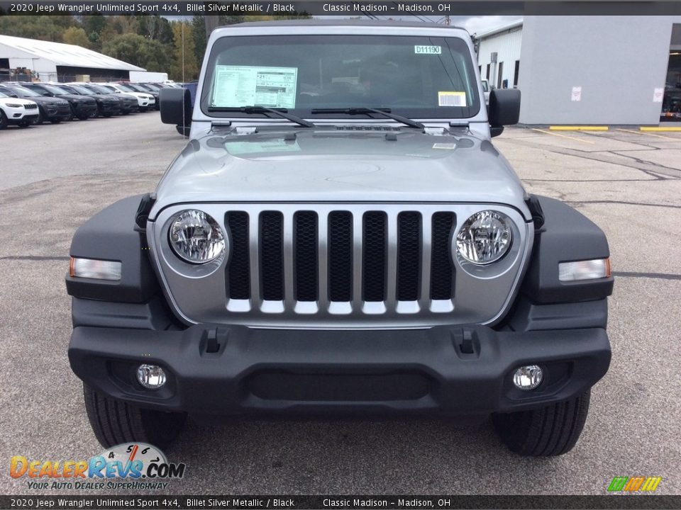 2020 Jeep Wrangler Unlimited Sport 4x4 Billet Silver Metallic / Black Photo #4