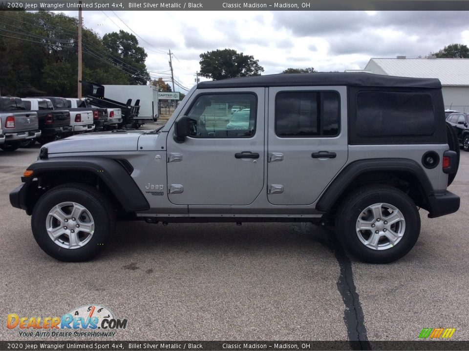 Billet Silver Metallic 2020 Jeep Wrangler Unlimited Sport 4x4 Photo #6
