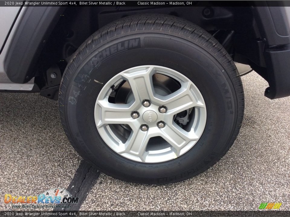 2020 Jeep Wrangler Unlimited Sport 4x4 Billet Silver Metallic / Black Photo #9