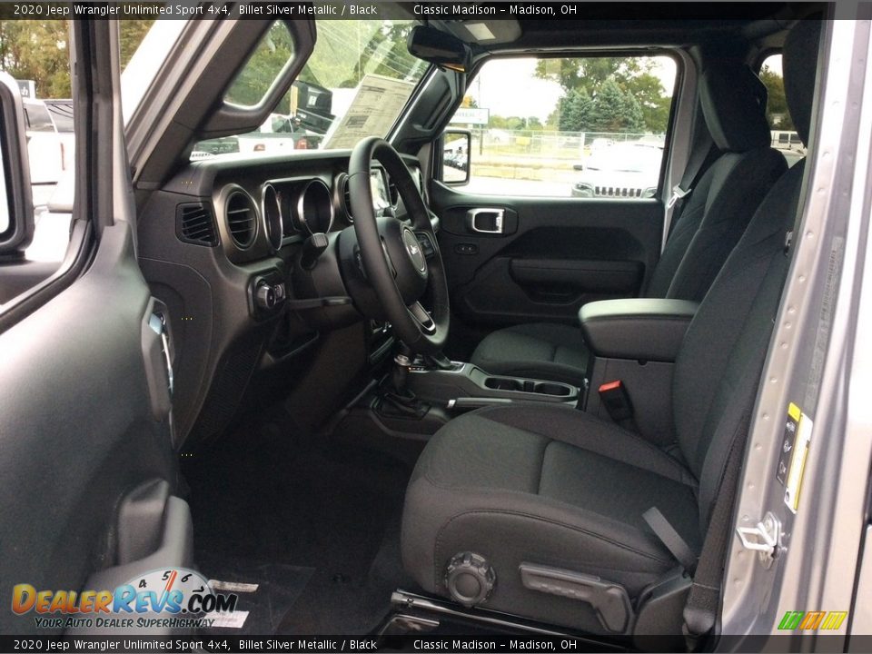 Front Seat of 2020 Jeep Wrangler Unlimited Sport 4x4 Photo #11