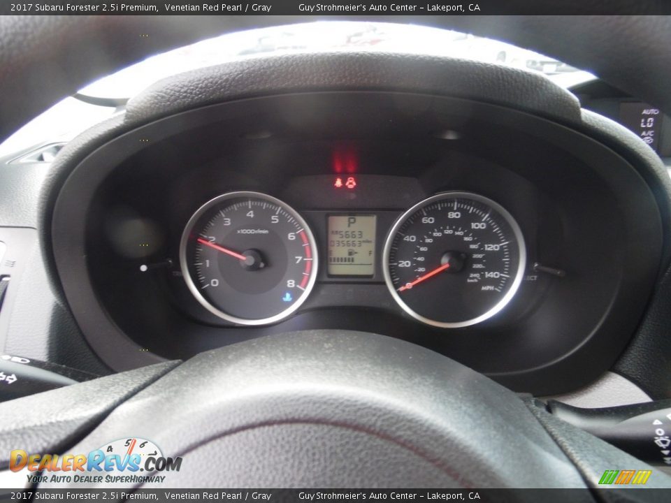 2017 Subaru Forester 2.5i Premium Venetian Red Pearl / Gray Photo #12