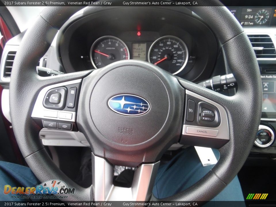 2017 Subaru Forester 2.5i Premium Venetian Red Pearl / Gray Photo #13