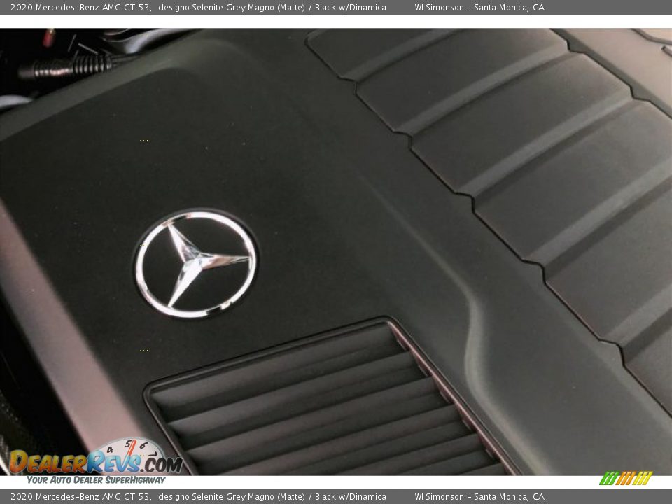 2020 Mercedes-Benz AMG GT 53 designo Selenite Grey Magno (Matte) / Black w/Dinamica Photo #31
