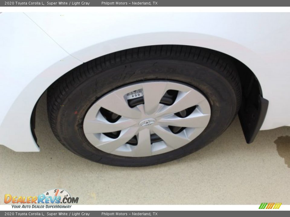 2020 Toyota Corolla L Super White / Light Gray Photo #5