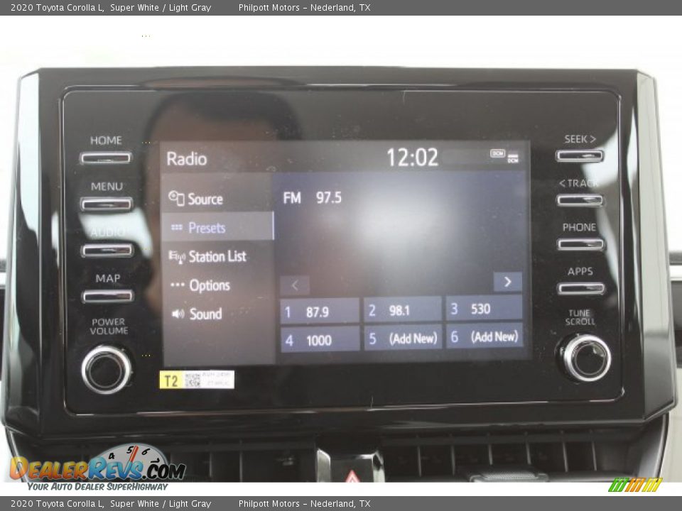 2020 Toyota Corolla L Super White / Light Gray Photo #15
