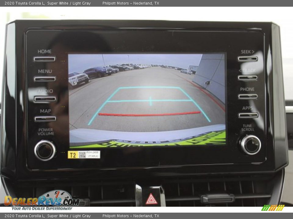 2020 Toyota Corolla L Super White / Light Gray Photo #17