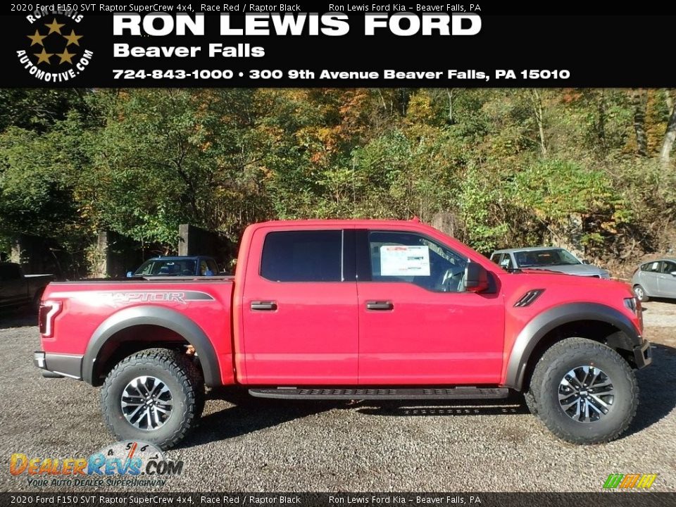 2020 Ford F150 SVT Raptor SuperCrew 4x4 Race Red / Raptor Black Photo #1