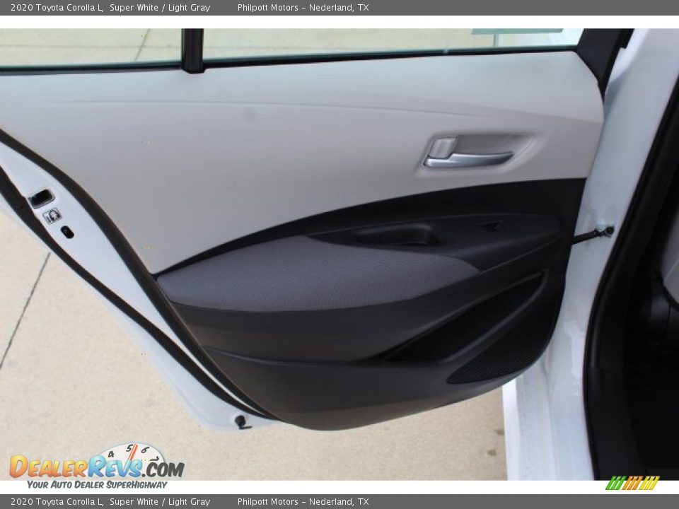 2020 Toyota Corolla L Super White / Light Gray Photo #18