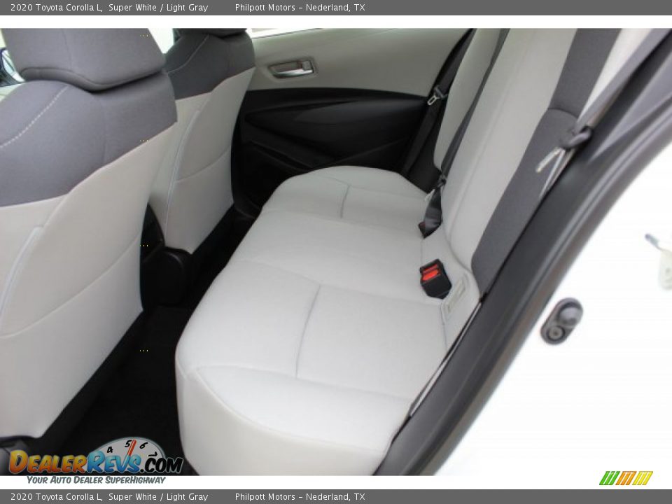 2020 Toyota Corolla L Super White / Light Gray Photo #19